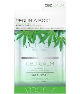 Voesh Voesh Pedi in a box CBD Calm