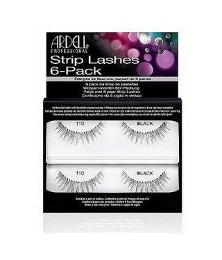 Ardell Strip Lashes 6-Pack 110 Black