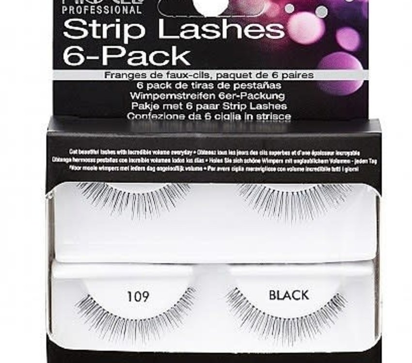 Ardell Strip Lashes 6-Pack 109 Black