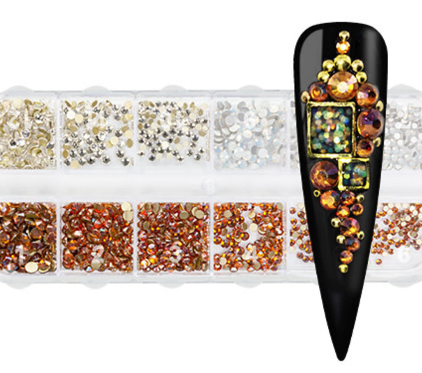Nail Art Rhinestones Box 4