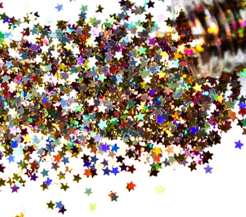 Magpie Stars (Gabby) Glitter Shape 3g