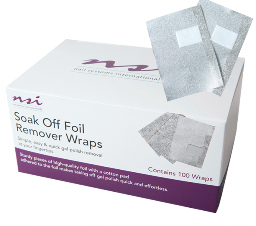 NSI Soak Off Foil Remover Wraps