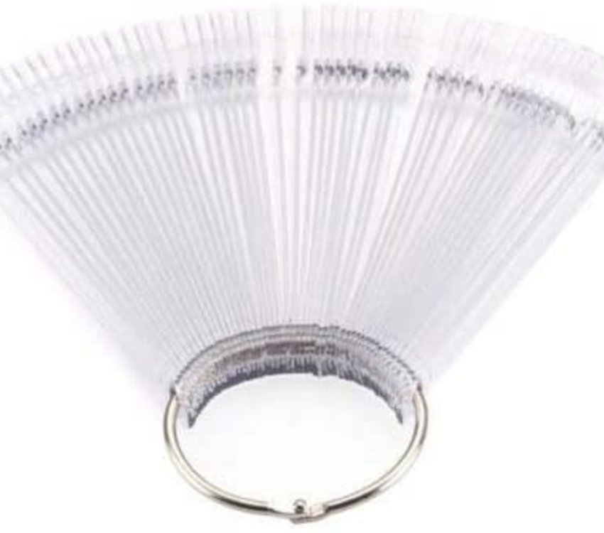 NSI Nail Art Fan Clear 30pk