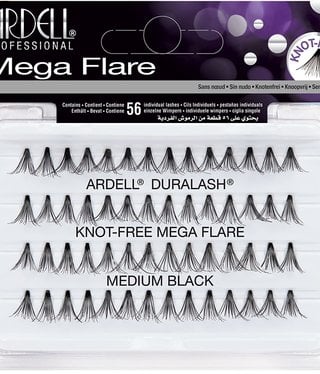 Ardell DuraLash Knot-Free Mega Flare Medium Black