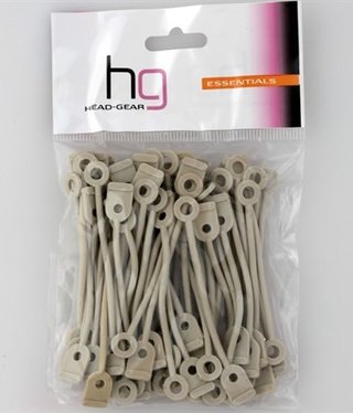 Head-Gear Perm Rod Rubbers Pk50 - Round / Short