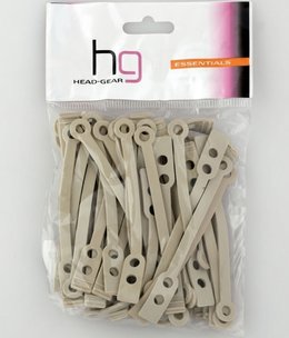 Head-Gear Perm Rod Rubbers Pk50 - Flat / Long