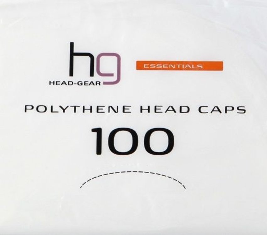 Head Gear Polythene Head Caps (100)