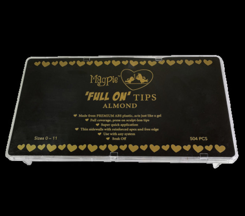 Magpie MP FULL ON TIPS Almond 504pc