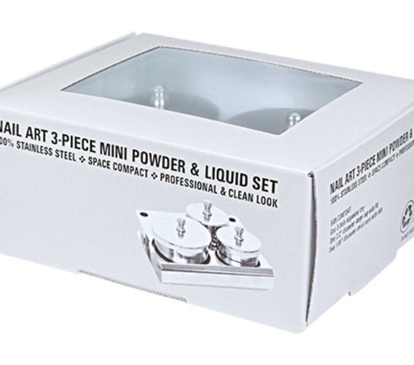 POWDER & LIQUID CONTAINER SET