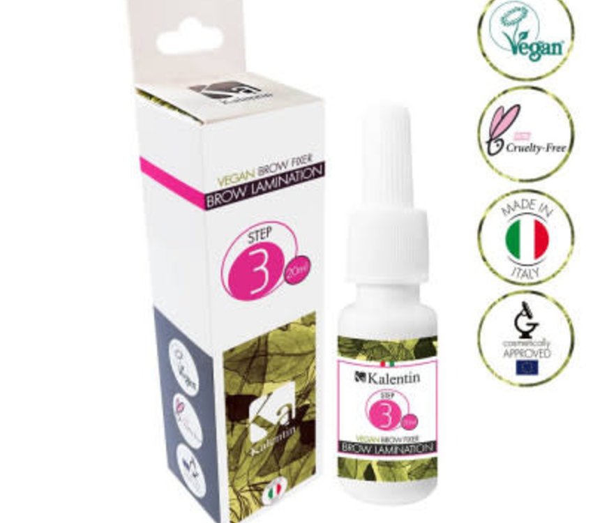 Kalentin Vegan Brow Lamination 3 Fixer 20ml