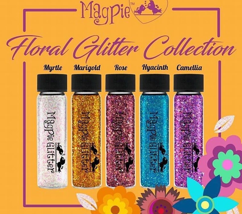 Magpie Floral Glitter Collection