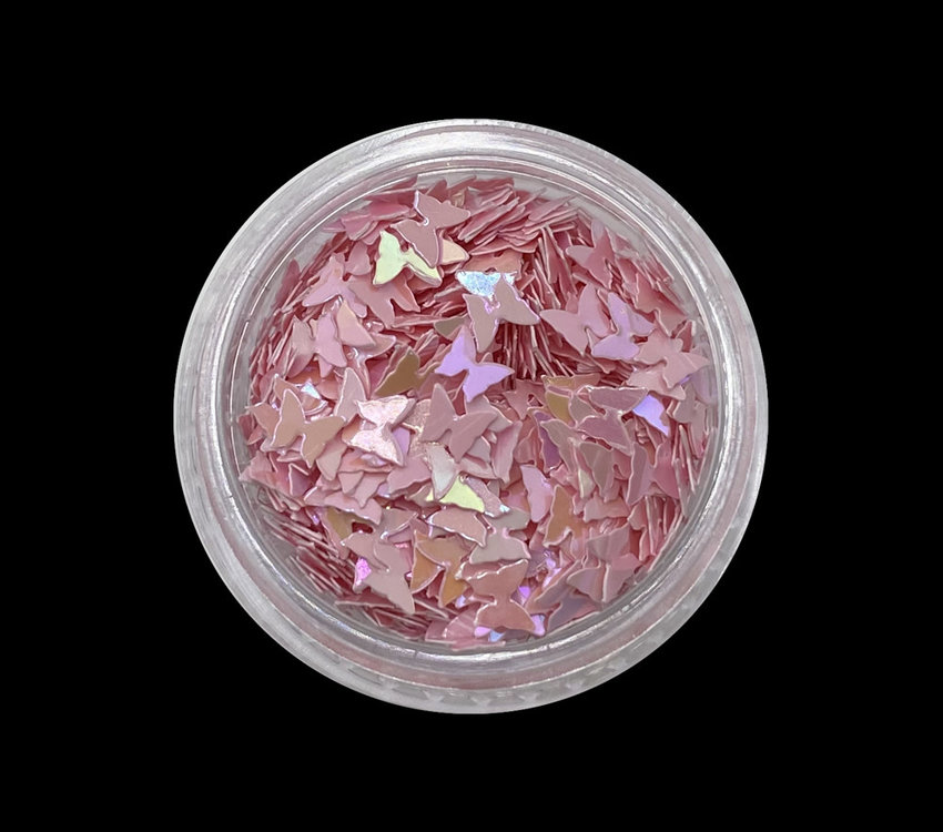 Magpie Butterfly Pink Shape Pot