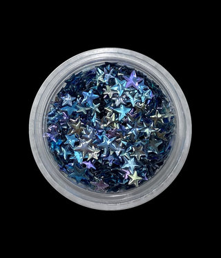 Magpie Magpie Shape Pot 3D Stars Blue