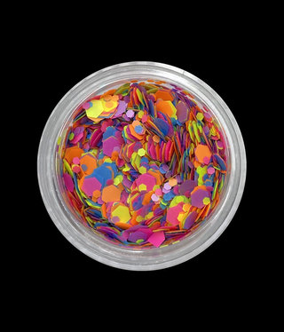 Magpie Hexagon Neon Mix Shape Pot