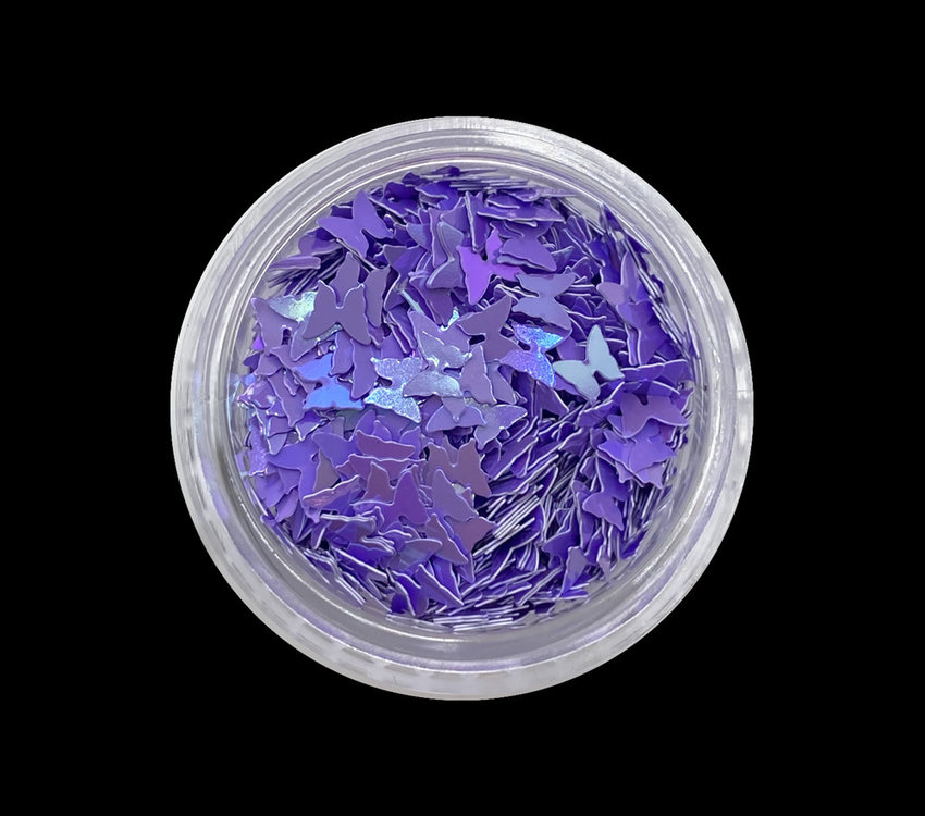 Magpie Magpie Shape Pot Butterfly Purple