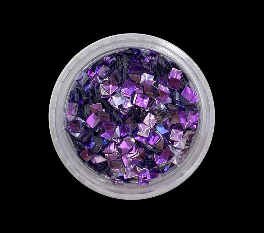 Magpie 3D Square Pink/Purple Shape Pot