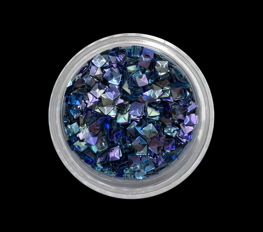 Magpie 3D Square Blue Shape Pot