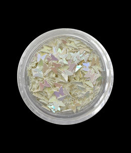 Magpie Butterfly White Shape Pot