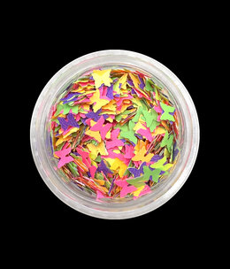 Magpie Butterfly Neon Rainbow Shape Pot