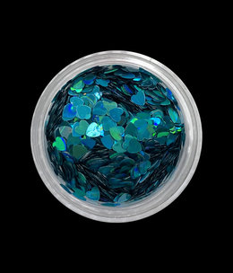 Magpie Hearts Blue/Green Shape Pot