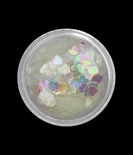 Magpie Magpie Shape Pot Hearts  Irisdescent