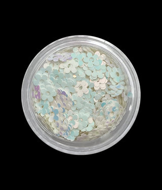Magpie Flowers White Shape Pot