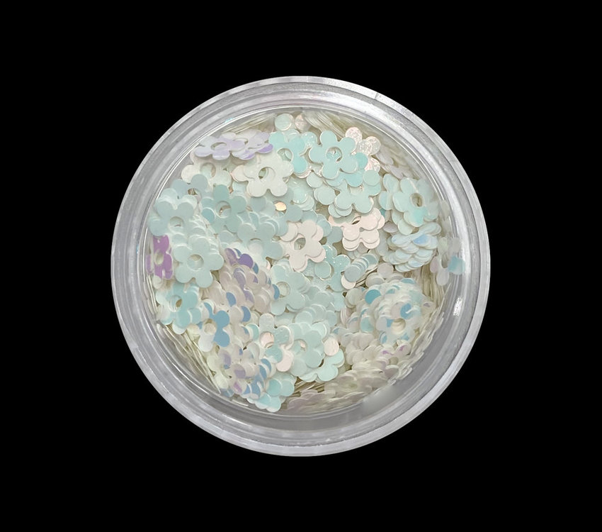 Magpie Flowers White Shape Pot