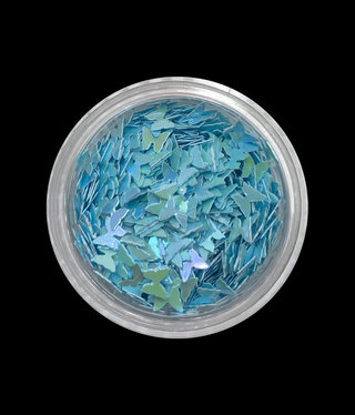 Magpie Butterfly Blue Shape Pot