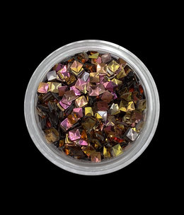Magpie 3D Square Golden Shape Pot