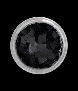 Magpie Hearts Black Shape Pot