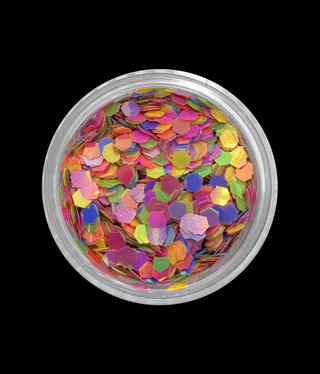 Magpie Shape Pot Hexagon Rainbow