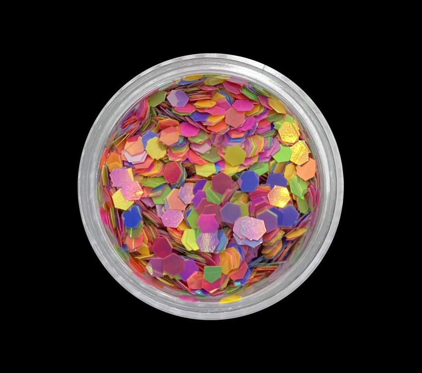 Magpie Hexagon Rainbow Shape Pot