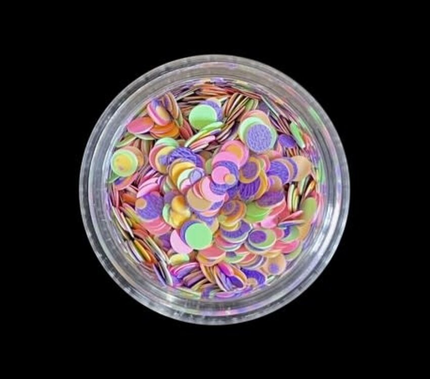 Magpie Circles Neon Shape Pot