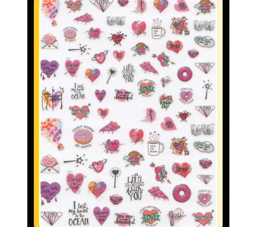 Magpie 057 Love Stickers