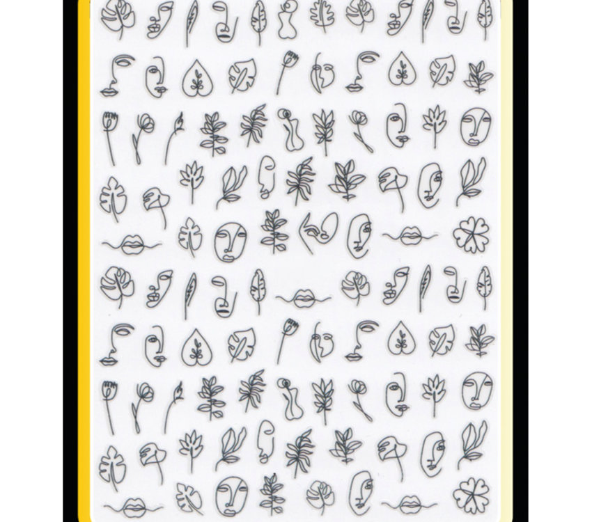 Magpie 073 Outline Stickers