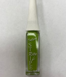 Stripe rite Nail Art  Green