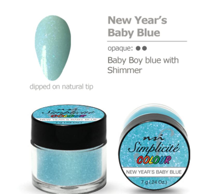 NSI Simplicite Colour New Years Baby Blue 7g
