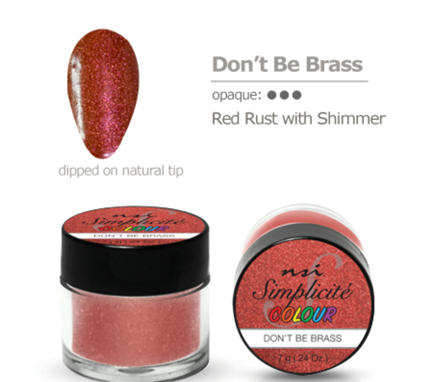 NSI Simplicite Colour Don't be Brass 7g