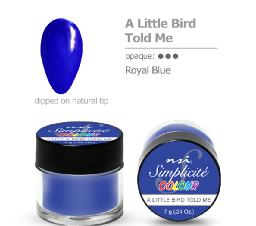 NSI Simplicite PolyDip A Little Bird Told Me 7g