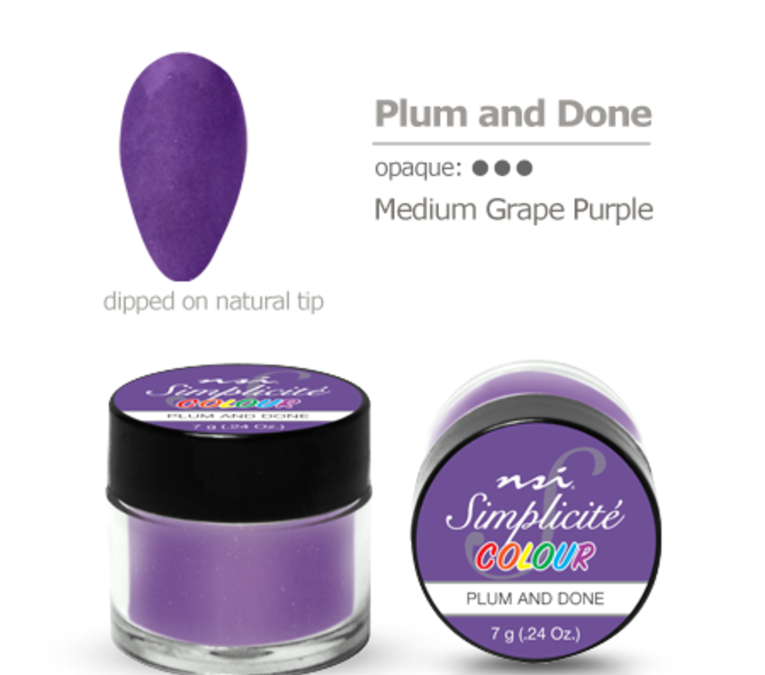 NSI Simplicite Colour Plum and Done 7g