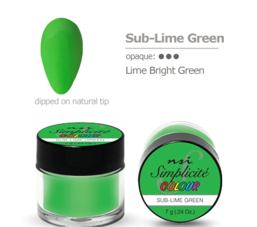 NSI Simplicite Sub-lime Green 7g