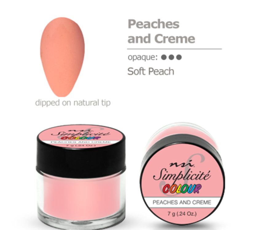 NSI Simplicite Colour Peaches and Cream 7g
