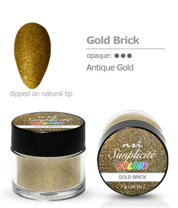 NSI Simplicite Colour Gold Brick 7g