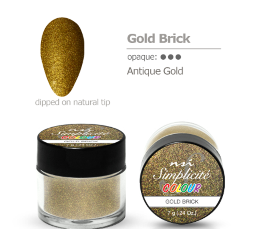 NSI Simplicite Colour Gold Brick 7g