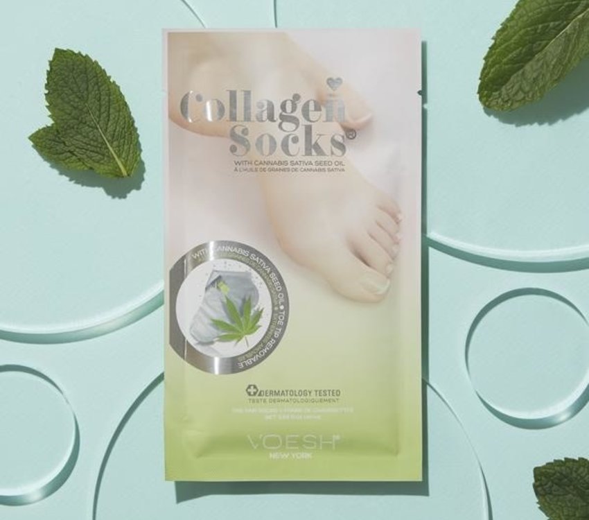 Voesh Voesh Collagen Socks Cannabis Seed Oil