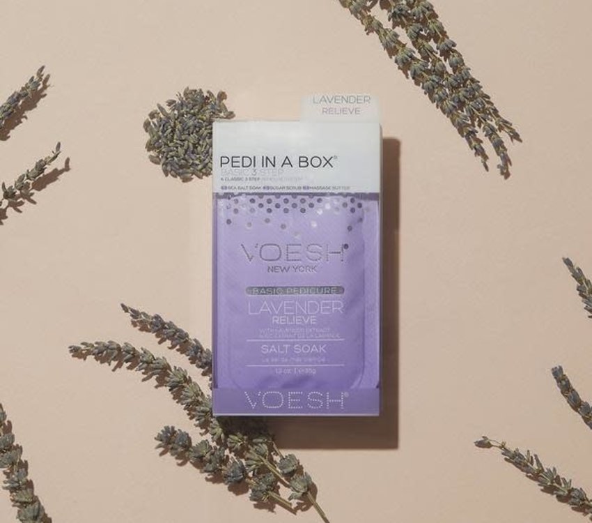 Voesh Pedi in a Box 3 Step Lavender Relieve