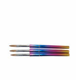 Acrylic Brush Multi Colour Size 8