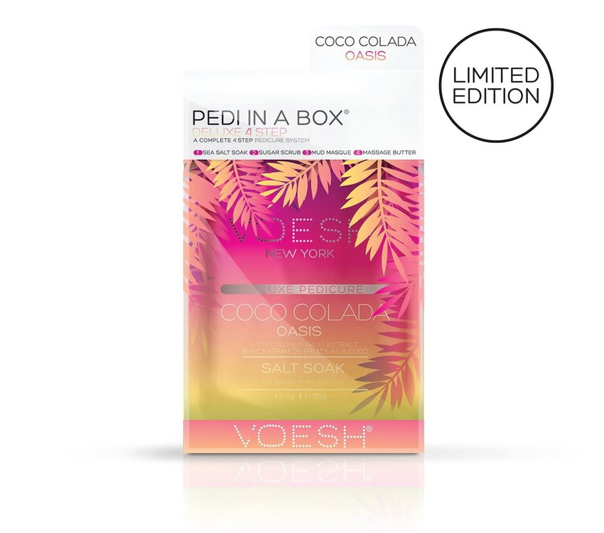 Voesh Voesh Pedi in a box Coco Colada Oasis