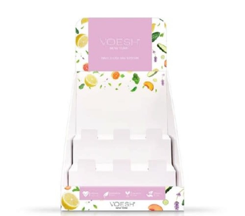 Voesh Voesh Counter Top 3 Tier Pedi Display Stand (empty)