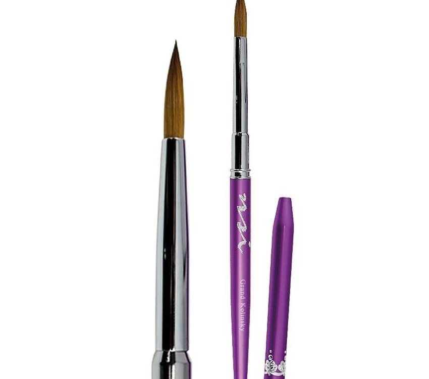 NSI Grand Kolinsky Purple #8 acrylic brush